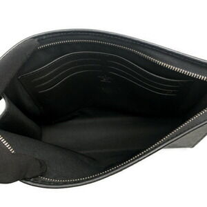 Louis Vuitton Pochette Voyage Bag Shoulder Graphite Black Damier Clutch